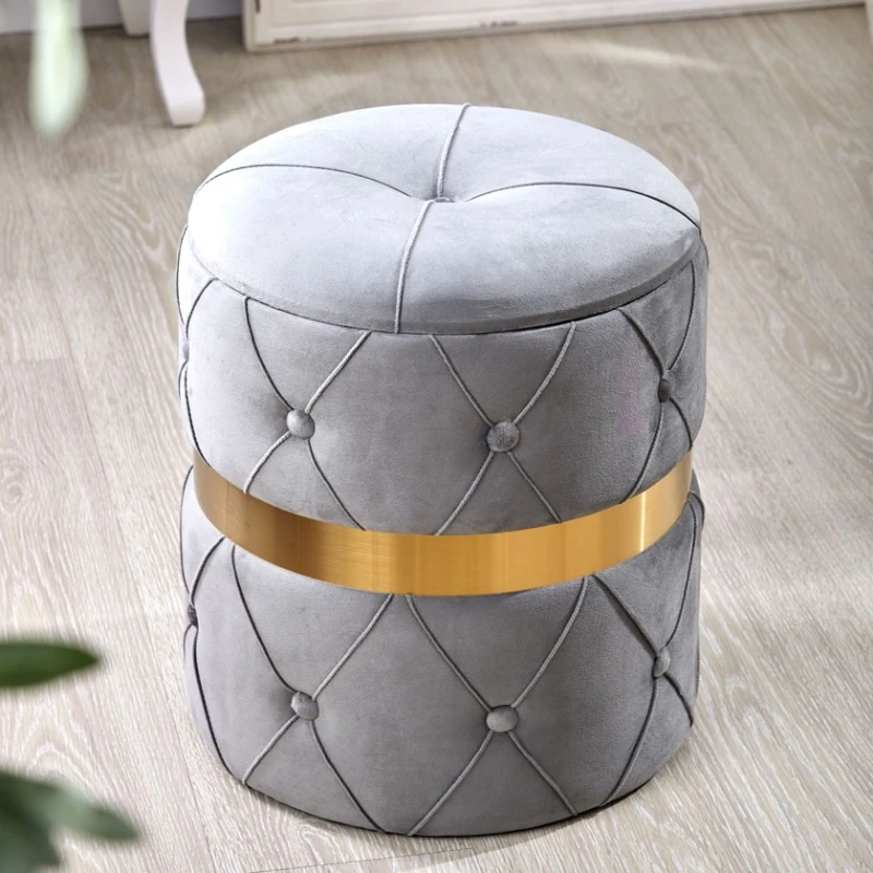 Пуфик 35, ткань, серый, 40x35x35 см Пуфик 35, ткань, серый, 40x35x35 см