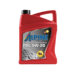 Моторное масло Alpine RSL 5W-20, 5 л