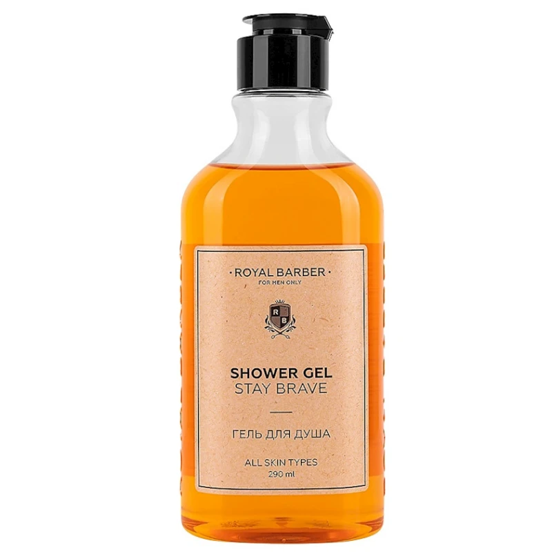 Kişilər üçün duş geli Royal Barber Stay Brave 290 ml