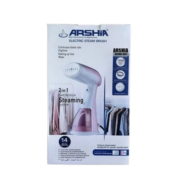 Ручной отпариватель Arshia AS2006-9022 Pink Ручной отпариватель Arshia AS2006-9022 Pink