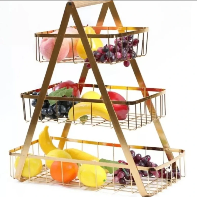 Фруктовница трехэтажная 50×47×21 см