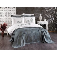 Yataq dəsti New Bride Home 019, örtük 260х260, yorğan üzü 200х220, mələfə 240х260, yastıq üzü 60х80/50х70/50х70+5, ikinəfərlik, rəngbərəng