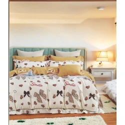 Комплект постельного белья Luxe Cotton Lu-xe-000263, пододеяльник 160х200 см, наволочка 50х70 см, двуспальный, сатин, разноцветный