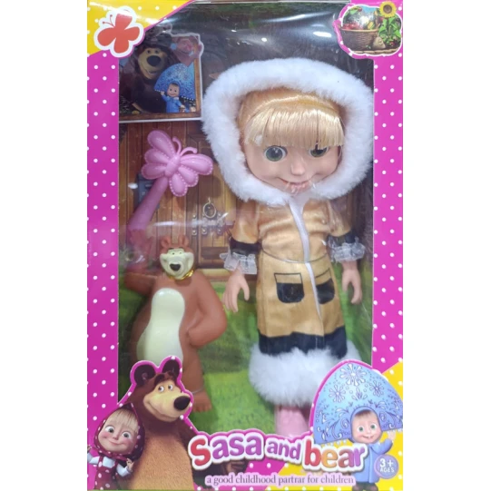 Kukla Sasa and Bear Kd49, 3 yaş