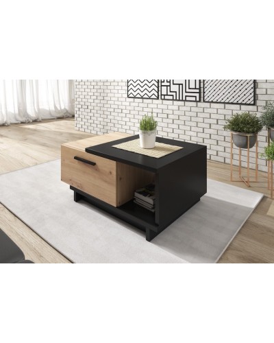 Jurnallıq masa Ev Plus ev_12116043, LDSP, qəhvəyi, qara, 90x60x40 sm
