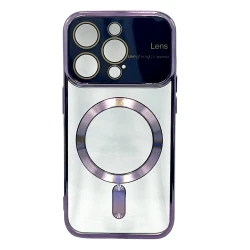 Чехол Auto Focus Magsafe для Apple iPhone 15 Pro Purple