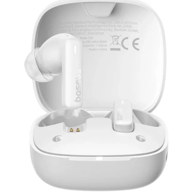 Беспроводные наушники Baseus Bowie E19 White Беспроводные наушники Baseus Bowie E19 White