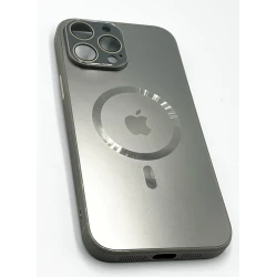 Çexol Apple iPhone 13 Pro Max üçün with MagSafe Silver Grey