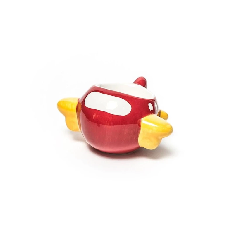 Подставка для яиц Hom-me Aviator, керамика, 8 см, красная