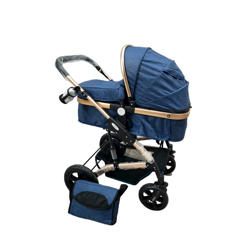 Детская коляска Luna 562FXD, синяя Детская коляска Luna 562FXD, синяя