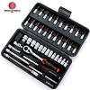 Avtomobil üçün əl aləti dəsti WorldForce 11502, 46 parça 1/4''