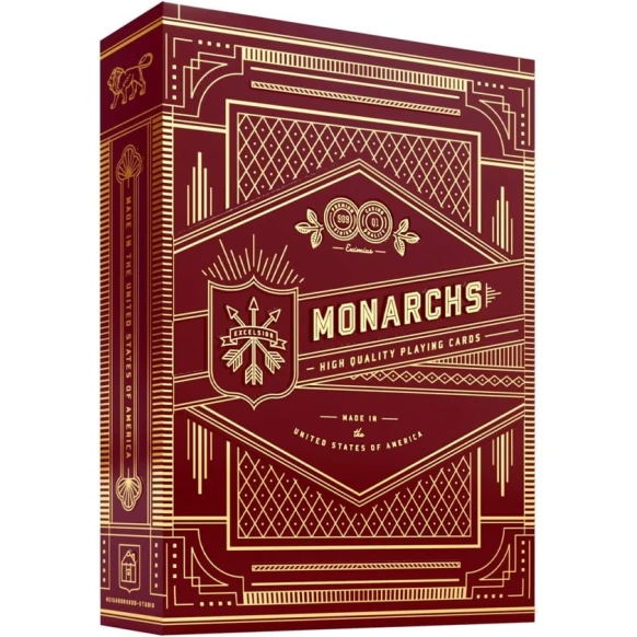 Игральные карты Theory11 Monarchs, красные, 54 шт