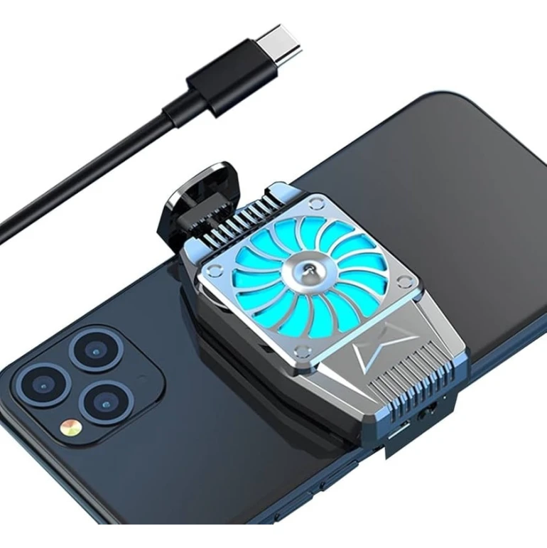 Кулер для смартфона Fan Mobile Silver Кулер для смартфона Fan Mobile Silver