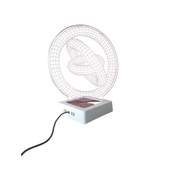 3D лампа 3d lights Арт, оранжевый, 19х32 см