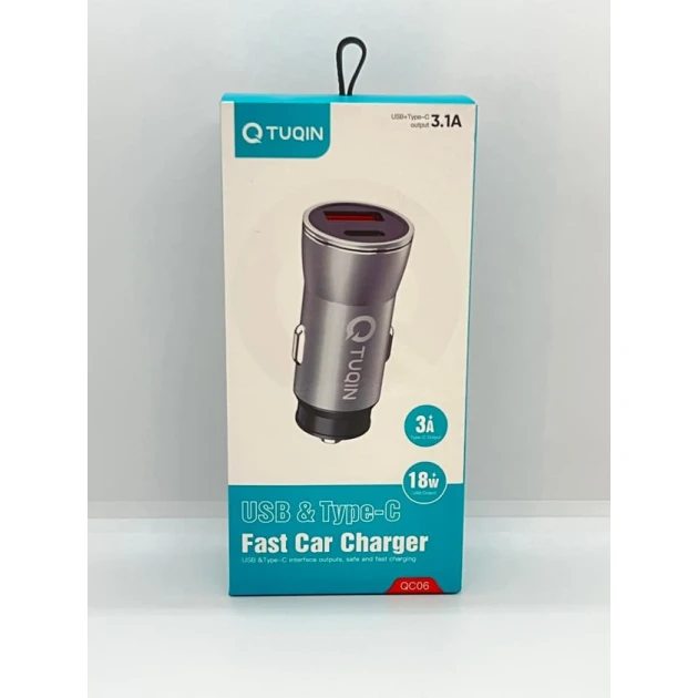 Автомобильное зарядное устройство Tuqin QC06 3.1A Автомобильное зарядное устройство Tuqin QC06 3.1A