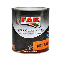 Selülozik lak FAB boya, 0.85 l, mat Selülozik lak FAB boya, 0.85 l, mat