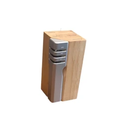 Подставка для ножей ER-0001A, 25 см, точилка для ножей, бежевый