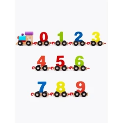 Taxta oyuncaq qatar T2255881902-6, rəngbərəng, 3+ yaş