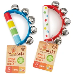 Музыкальный инструмент Addo 312-16157-B Woodlets Jingle Jangle Bells, товар в ассортименте Музыкальный инструмент Addo 312-16157-B Woodlets Jingle Jangle Bells, товар в ассортименте