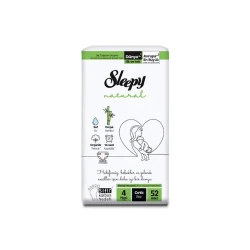 Uşaq bezləri Sleepy Natural Double Jumbo 4 Maxi L, hər kəs üçün, 52 əd