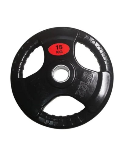 Ştanq üçün disk, 2 x 15 kq, diametri 50 mm, qara - WS0900