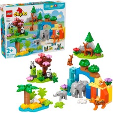 Konstruktor LEGO DUPLO 10446 3in1 Wild Animals Families, 92 element