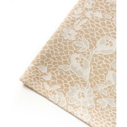 Сервировочный коврик Hom-me прямоугольник, 35х50 см, гобелен, Белый/Бежевый