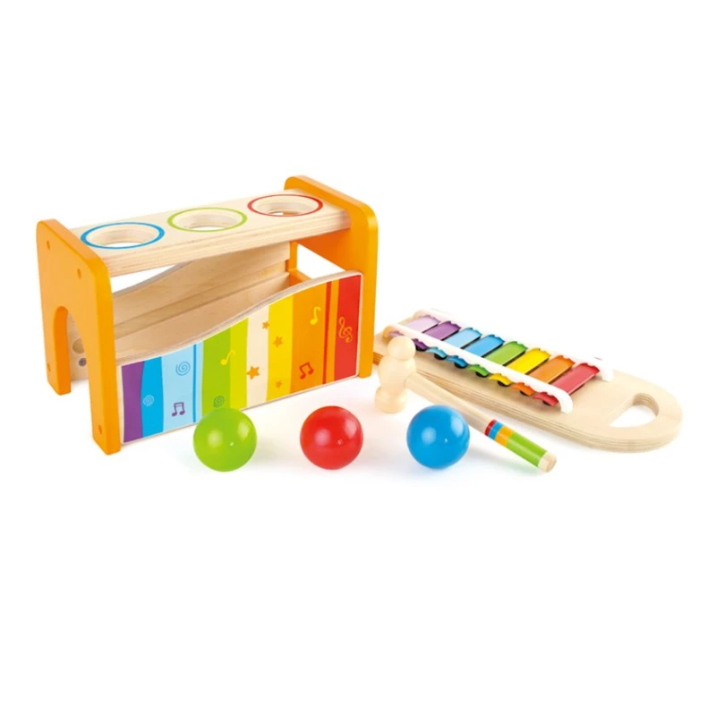 Детский ксилофон Hape Baby Pound and Tap Bench, 12+ месяцев