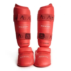 Защита голеностопа Arawaza, для карате, размер M, красный Защита голеностопа Arawaza, для карате, размер M, красный