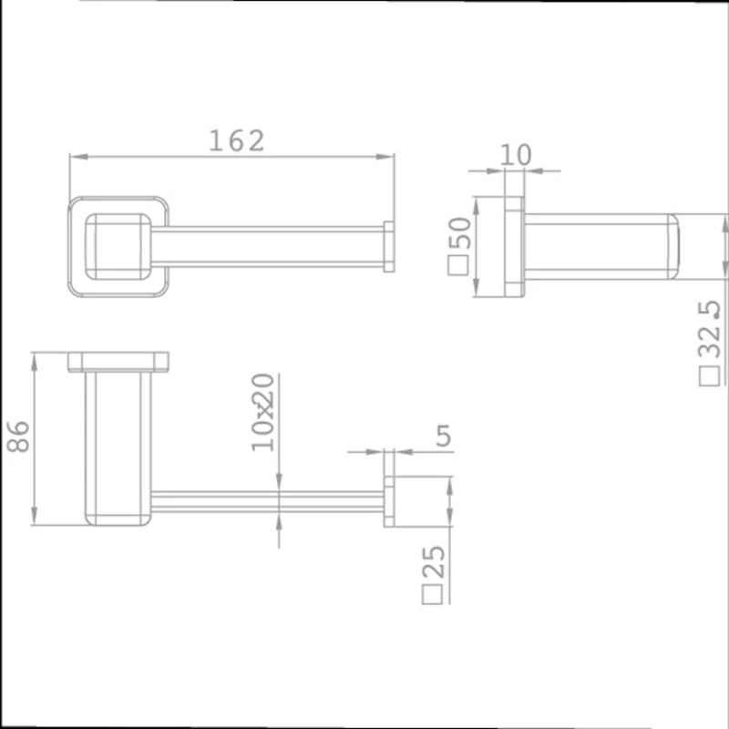 Держатель для туалетной бумаги Teka Formentera 17083020N2, черный