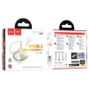 Беспроводные наушники Hoco Shadow EQ6 Milky White и подарок Hoco C104A Headphone White Беспроводные наушники Hoco Shadow EQ6 Milky White и подарок Hoco C104A Headphone White