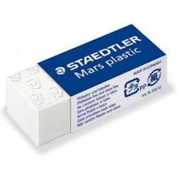 Ластик Staedtler Mars Plastic Mini Size, 43x19x13 мм, белый