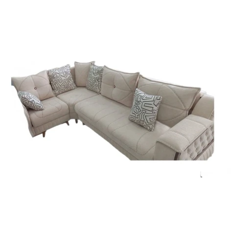 Угловой диван KS-12, кремовый, 300x200 см