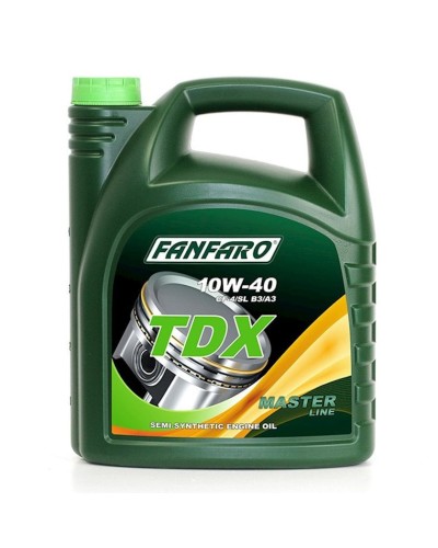 Yarısintetik motor yağı Fanfaro TDX 10W-40, 7 L
