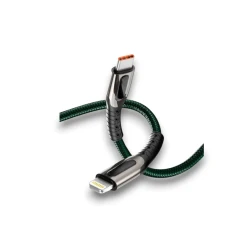 Кабель USB Estan 13Z-8C Type-C to Lightning, зеленый
