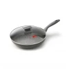 Сковородка Accademia Mugnano Regina Di Pietra, 28 см, алюминий с антипригарным покрытием, серый Сковородка Accademia Mugnano Regina Di Pietra, 28 см, алюминий с антипригарным покрытием, серый