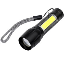 Əl fənəri COB-511, 200 lm, qara