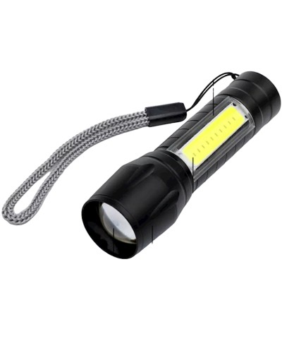 Əl fənəri COB-511, 200 lm, qara