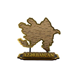 Suvenir Azərbaycan Xəritəsi av_0006, qızılı Suvenir Azərbaycan Xəritəsi av_0006, qızılı