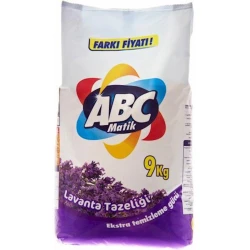 Yuyucu toz ABC Automat White & Color Lavender Freshness, ağ və rəngli çamaşır, avtomat, 9 kq Yuyucu toz ABC Automat White & Color Lavender Freshness, ağ və rəngli çamaşır, avtomat, 9 kq