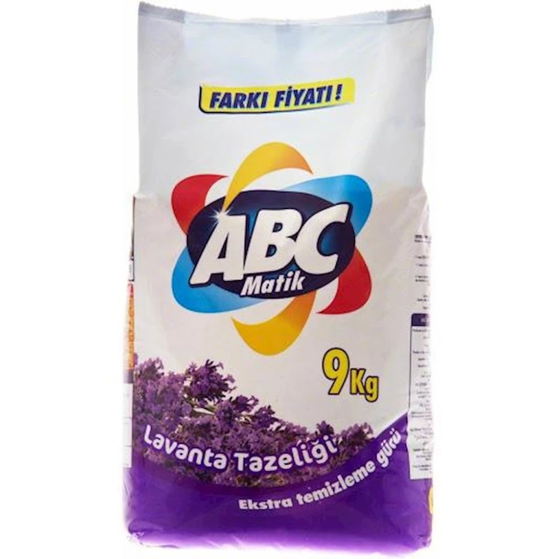 Стиральный порошок ABC Automat White & Color Lavender Freshness, белое и цветное белье, автомат, 9 кг Стиральный порошок ABC Automat White & Color Lavender Freshness, белое и цветное белье, автомат, 9 кг