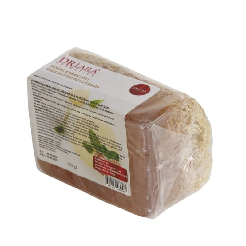 Мыло Dr.Laila Doğal Kabak Lifli Shea Butter Özlü 125 г