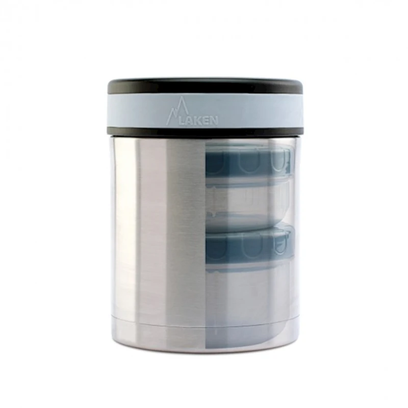 Термос для еды Laken Thermo food container 1 л, Серебристый Термос для еды Laken Thermo food container 1 л, Серебристый