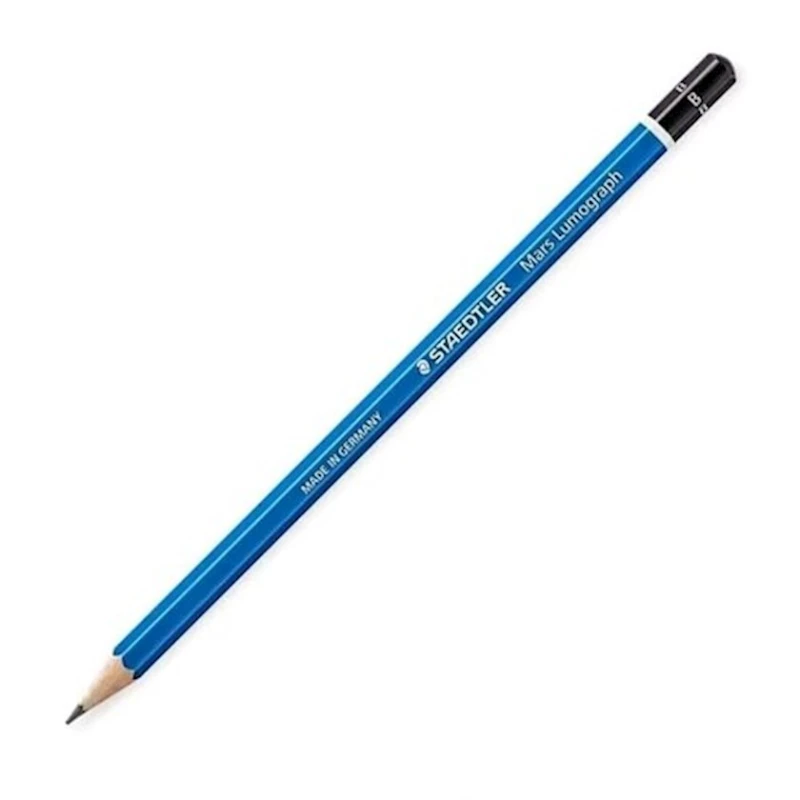 Чернографитный карандаш Staedtler Mars Lumograph B Чернографитный карандаш Staedtler Mars Lumograph B