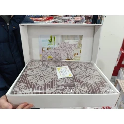 Комплект постельного белья MiraNova CTS-153, разноцветный, простыня 200х220 см, пододеяльник 200x220 см, наволочка 50x70 см (2 шт)