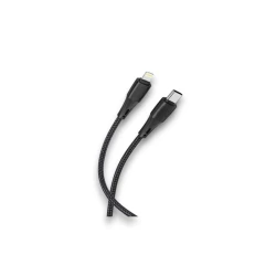 Kabel Estan 1Y-2q Type C to Lightning 27W, qara