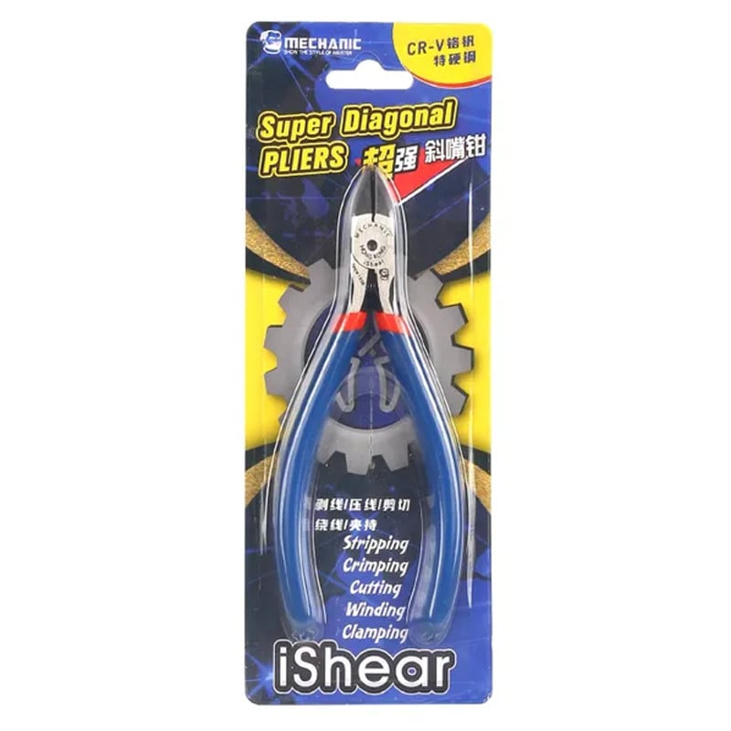 Плоскогубцы сверхтвердые диагональные ножницы Mechanic iShear из нержавеющей стали Плоскогубцы сверхтвердые диагональные ножницы Mechanic iShear из нержавеющей стали