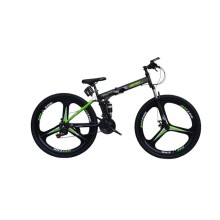 Velosiped vld785, qara/yaşıl
