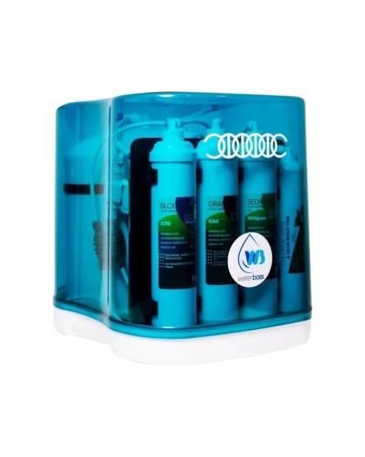 Su filtri WaterBoss, 6 təmizlənmə mərhələsi, mavi