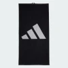 Полотенце для лица и рук Adidas IU1290, хлопок, черное, 50x100 см